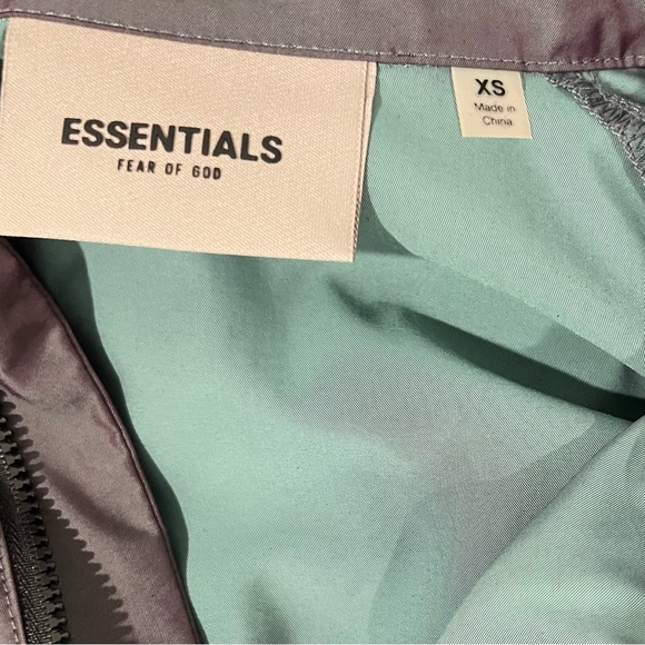 Fear of God Essentials Iridescent Half Zip Track Jacket - Picture 3 of 3